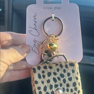 Leopard Print Key Holder